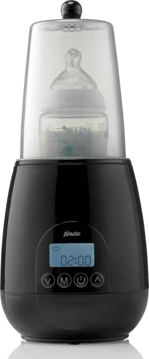 Alecto - Digital bottle warmer for heating, sterilising and defrosting - Black