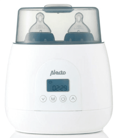Alecto - Fast digital duo bottle warmer for heating, sterilising, and defrosting