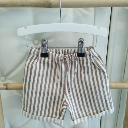 Aletta - Short Bruin Gestreept