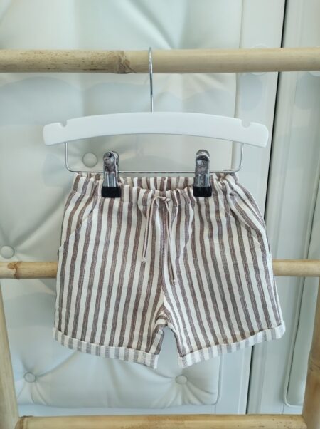 Aletta - Short Bruin Gestreept
