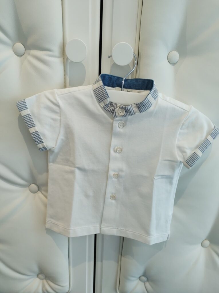 Aletta - T-Shirt Met Knopen - Ecru
