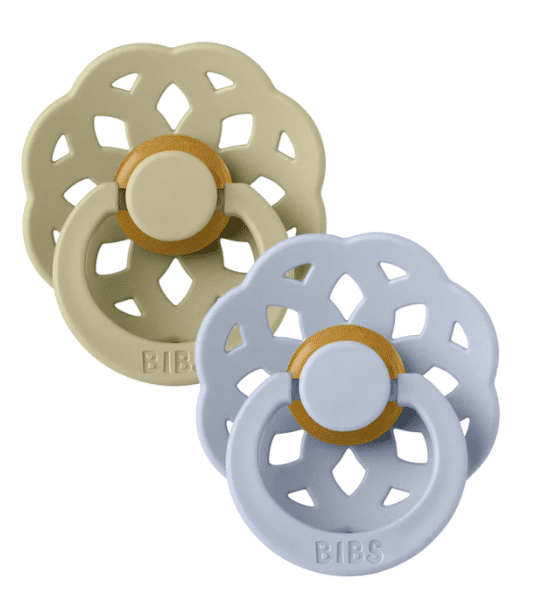 BIBS - Boheme 2 PACK - Khaki/Dusty Blue - T1