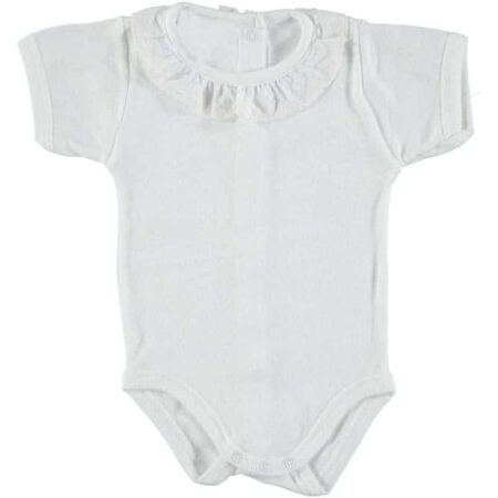 Babidu - Body M/Corta Cuello Batista Roze