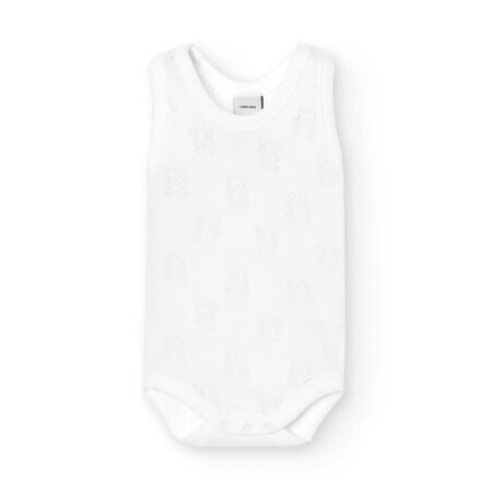 Babidu - Body met beertjes - Wit