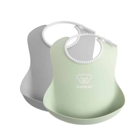 BabyBjörn - Baby Slab duopack - Grijs Pastelgroen