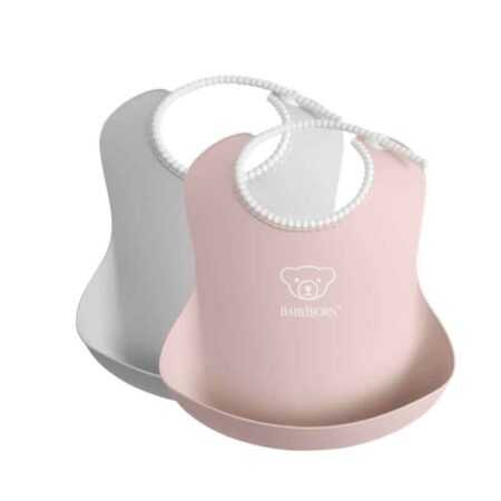 BabyBjörn - Baby Slab duopack - Grijs Pastelroze