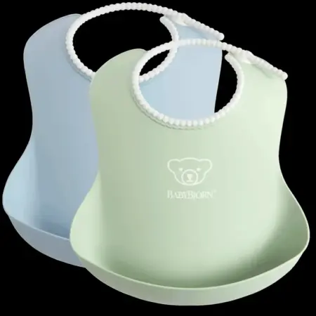 BabyBjörn - Baby Slab duopack - Pastelgroen Pastelblauw