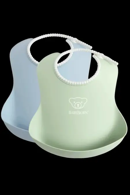 BabyBjörn - Baby Slab duopack - Pastelgroen Pastelblauw