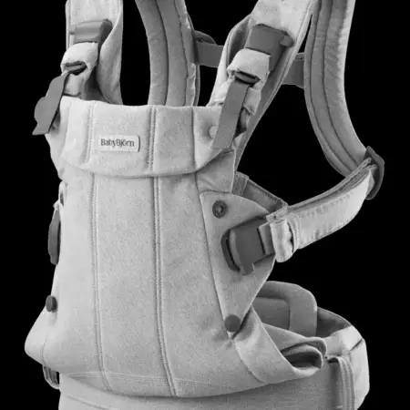 BabyBjörn - Draagzak Harmony - Geweven Mélange Lichtgrijs
