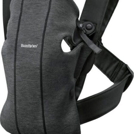 BabyBjörn - Draagzak Mini - 3D Jersey Houtskoolgrijs