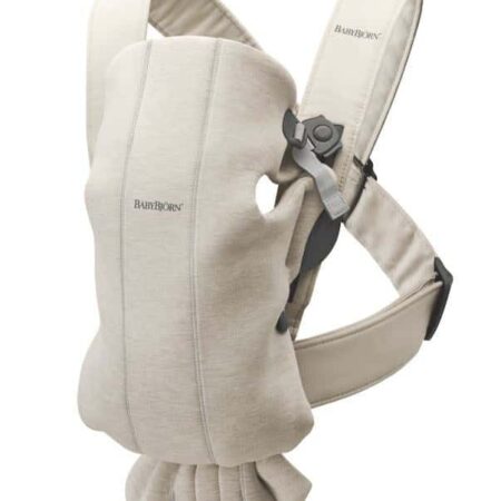 BabyBjörn - Draagzak Mini - 3D Jersey Lichtbeige