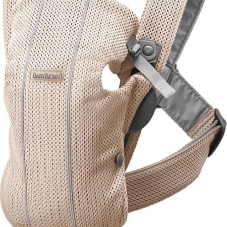 BabyBjörn - Draagzak Mini - 3D Mesh Parelroze