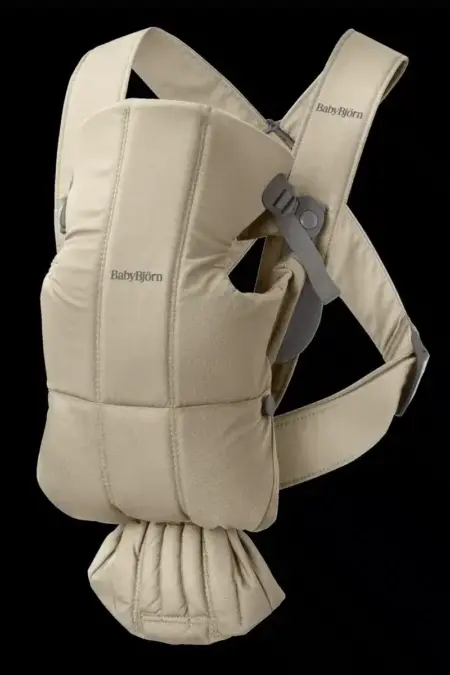 BabyBjörn - Draagzak Mini - Geweven Beige