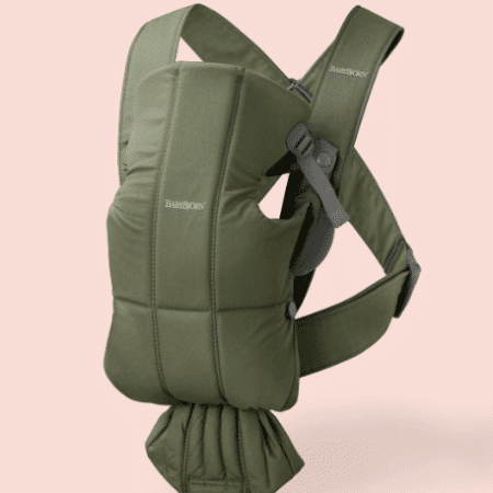 BabyBjörn - Draagzak Mini - Geweven Donkergroen