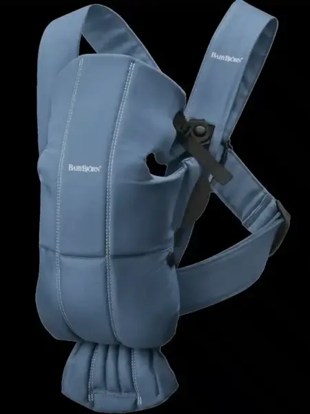 BabyBjörn - Draagzak Mini - Geweven Vintage indigo