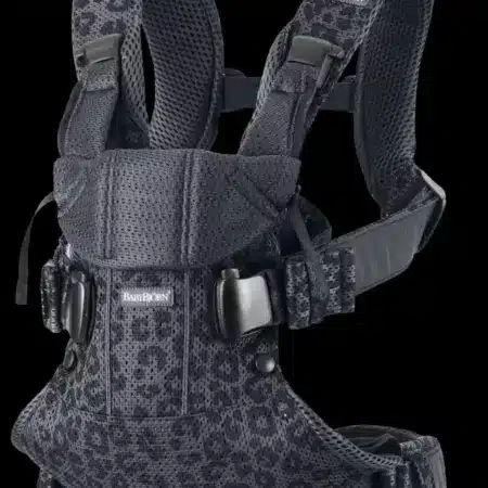 BabyBjörn - Draagzak One Air - 3D Mesh Antraciet Luipaard