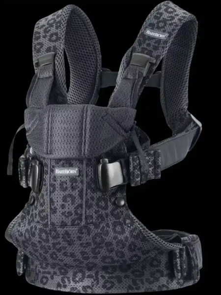 BabyBjörn - Draagzak One Air - 3D Mesh Antraciet Luipaard