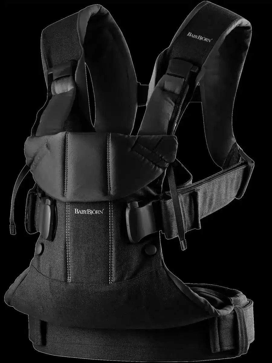 BabyBjörn - Draagzak One - Geweven Zwart