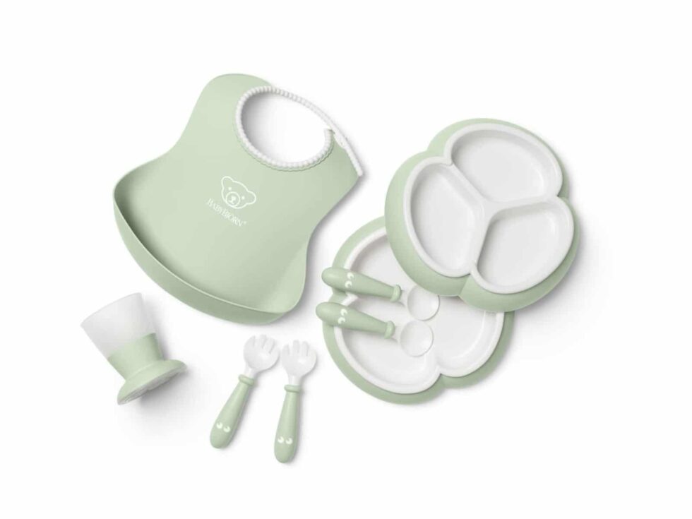 BabyBjörn - Serviesset 8-delig - Pastelgroen