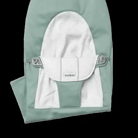 BabyBjörn - Stoffen Zitting Wipstoeltje - Geweven Jersey Lichtsalie Grijs