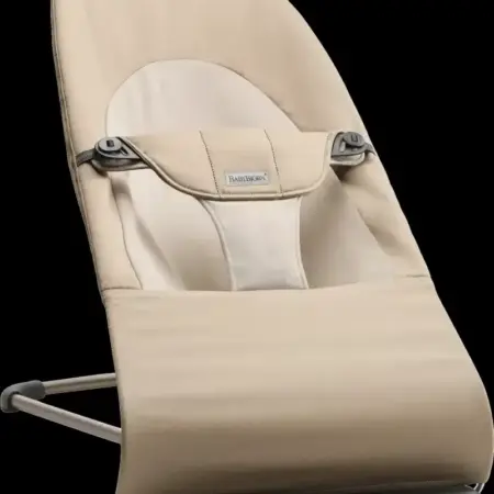 BabyBjörn - Wipstoeltje Balance Soft - Geweven Khaki Beige