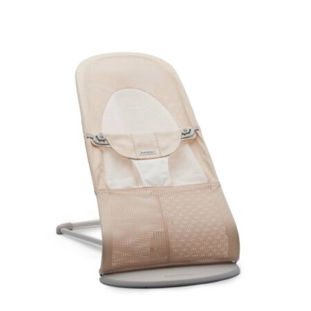 BabyBjörn - Wipstoeltje Balance Soft - Mesh Parelmoerroze Wit