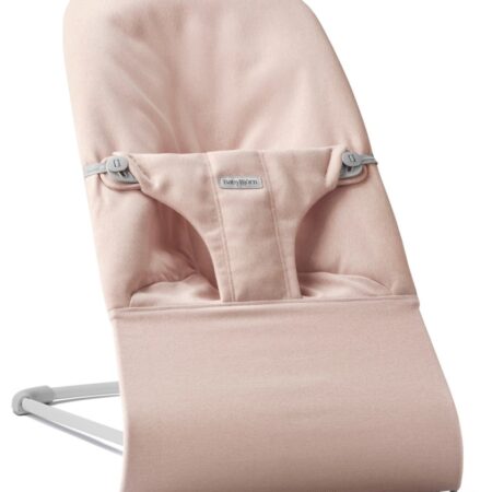 BabyBjörn - Wipstoeltje Bliss - Geweven Mélange Lichtroze