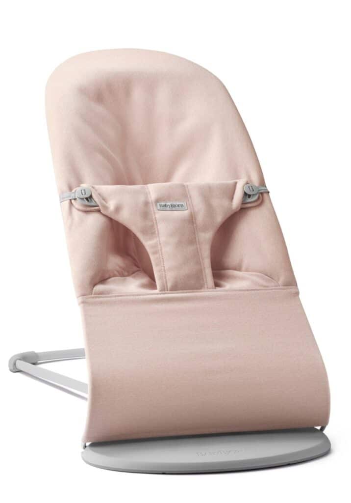 BabyBjörn - Wipstoeltje Bliss - Geweven Mélange Lichtroze