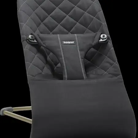 BabyBjörn - Wipstoeltje Bliss - Geweven klassiek quilt Zwart