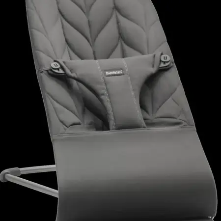BabyBjörn - Wipstoeltje Bliss - Geweven kroonblad quilt Antraciet