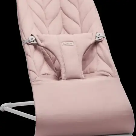 BabyBjörn - Wipstoeltje Bliss - Geweven kroonblad quilt Oudroze