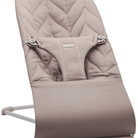 BabyBjörn - Wipstoeltje Bliss - Geweven kroonblad quilt Zandgrijs