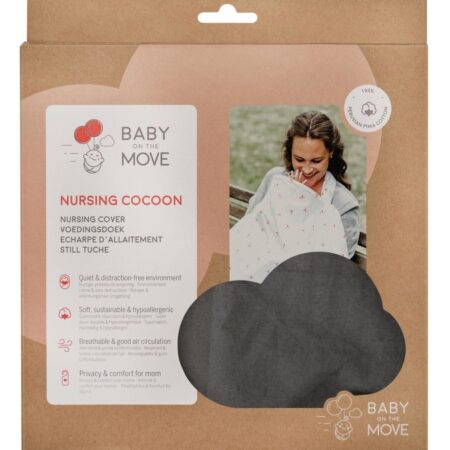 Baby on the move - Borstvoedingsdoek - Epic Grey