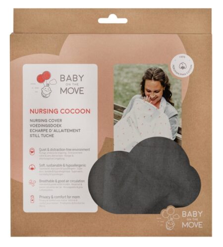 Baby on the move - Borstvoedingsdoek - Epic Grey