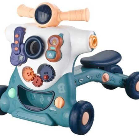 Babydan - ACTISTEPS 4-IN-1 WALKER BLAUW