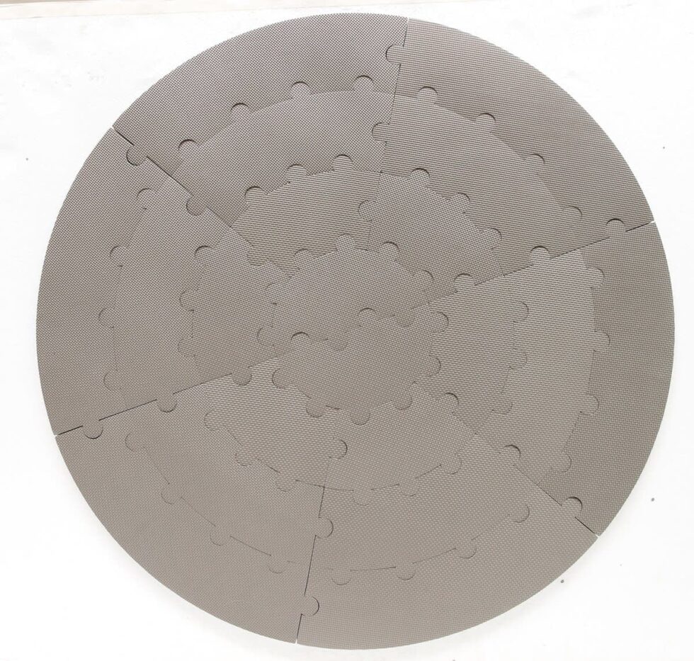 Babydan - PUZZELTEGELS ROND CAR PLANE