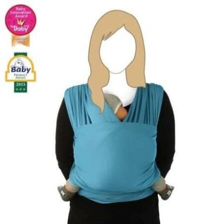 Babylonia baby Carriers - Draagdoek Tricot-Slen Cool - Aqua Sea - One Size