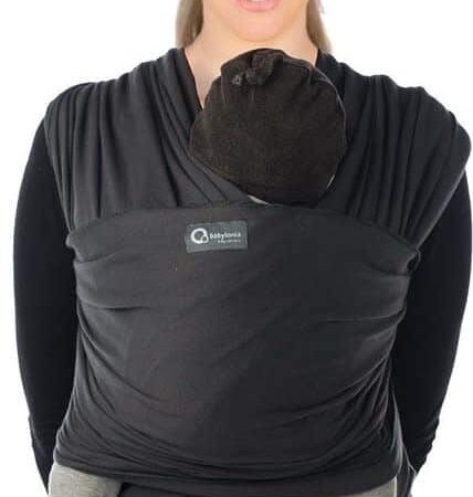 Babylonia baby Carriers - Draagdoek Tricot-Slen Organic - Black - One Size