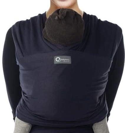 Babylonia baby Carriers - Draagdoek Tricot-Slen Organic - Navy Blue - One Size
