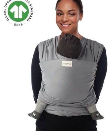 Babylonia baby Carriers - Draagdoek Tricot-Slen Organic - Silver Cloud - One Size