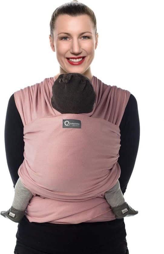 Babylonia baby Carriers - Draagdoek Tricot-Slen Organic - Soft Pink - One Size
