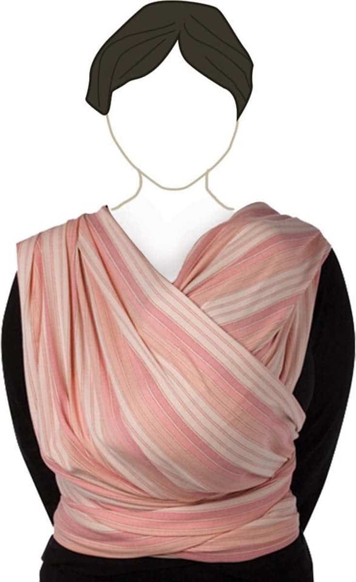 Babylonia baby carriers - BB-slen - Lychee - 560 cm