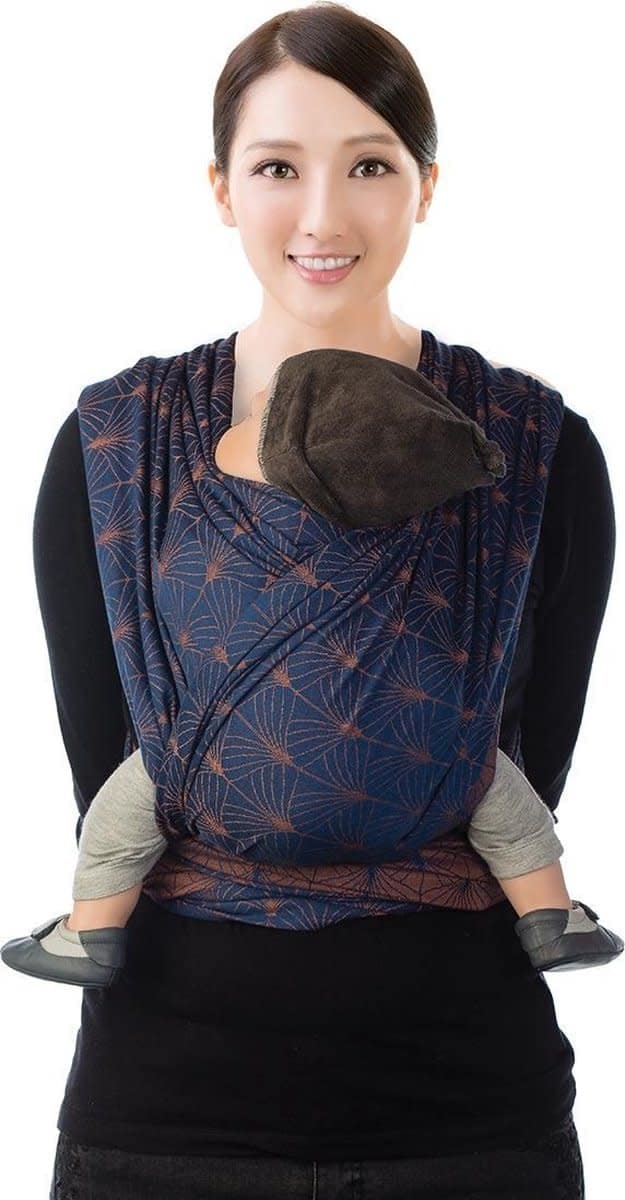 Babylonia baby carriers - BB-slen - Ornate blue - 490 cm
