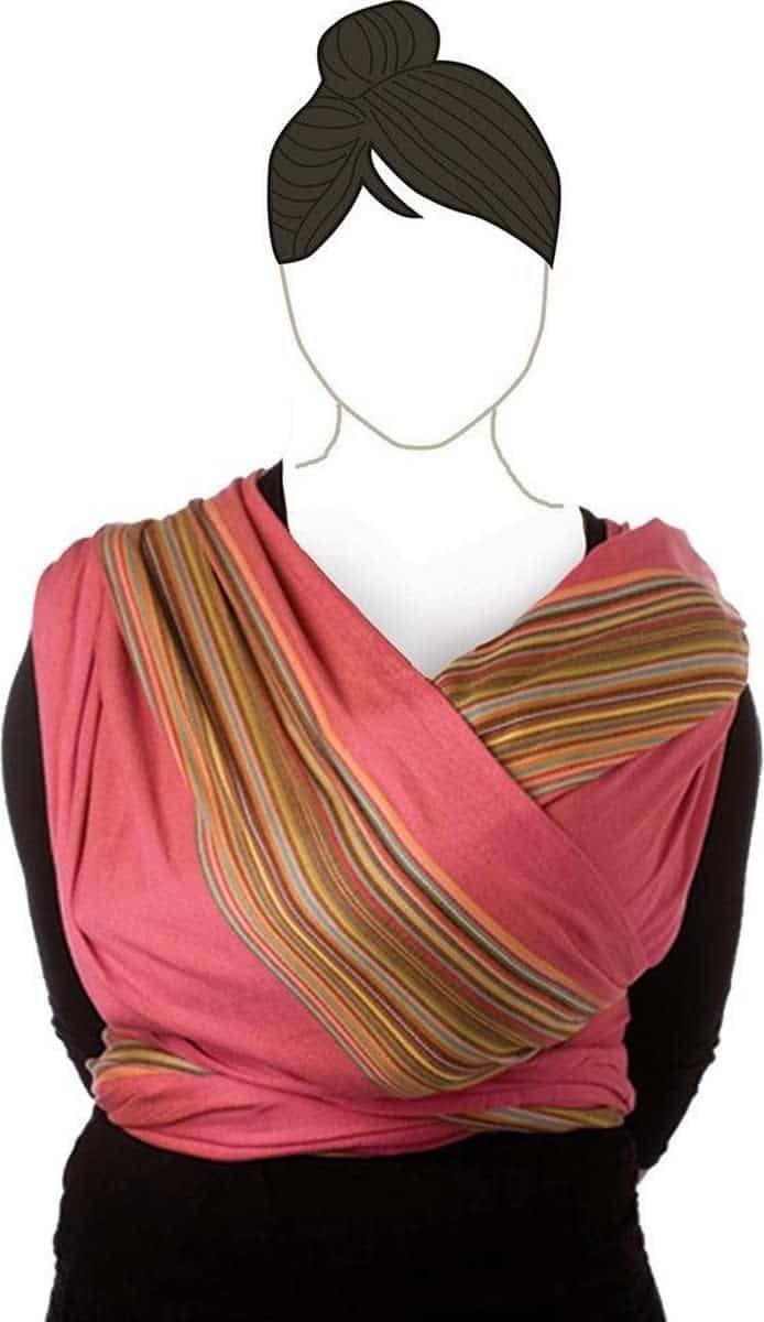 Babylonia baby carriers - BB-slen - Pink pepper - 490 cm