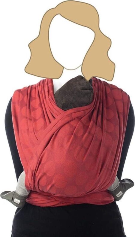 Babylonia baby carriers - BB-slen - Red chili - 460 cm