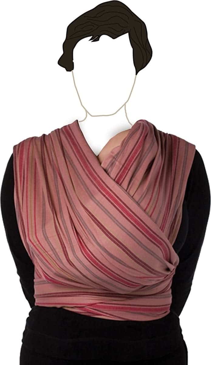 Babylonia baby carriers - BB-slen - Strawberry stripe - 560 cm