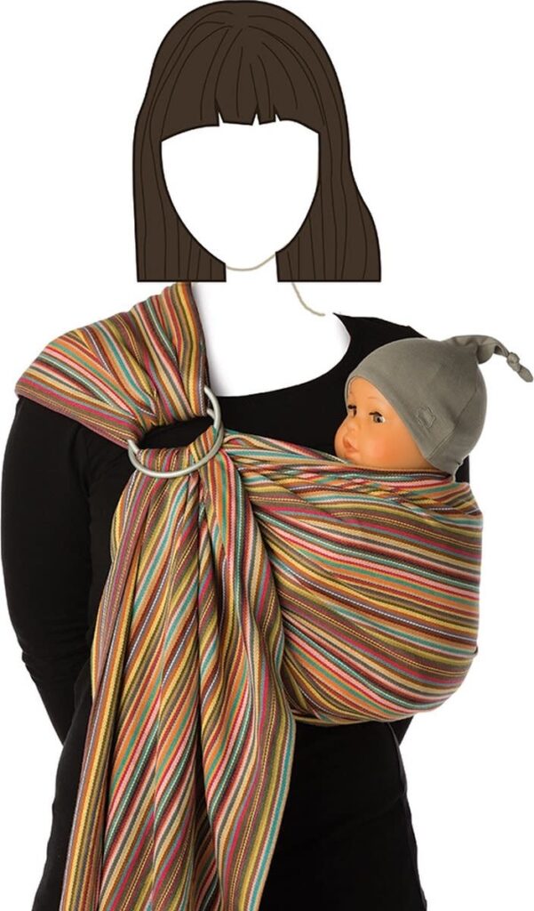 Babylonia baby carriers - BB-sling - Pineapple - padded