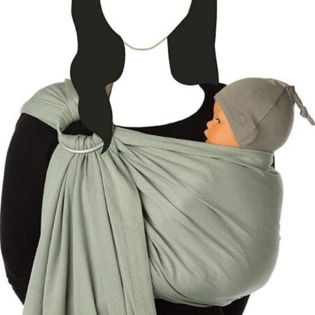 Babylonia baby carriers - BB-sling - Soft grey - padded