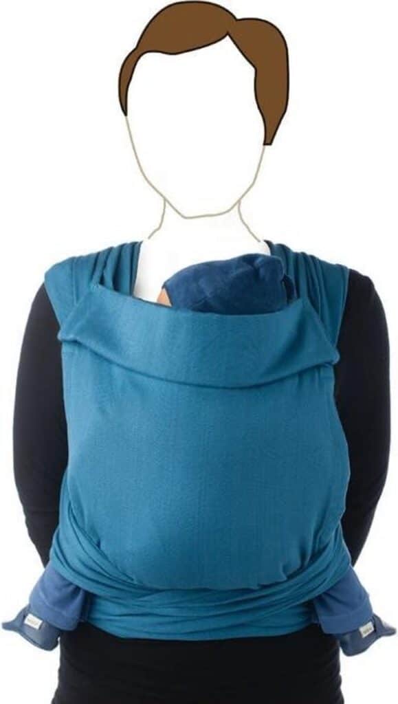 Babylonia baby carriers - BB-tai - Campanula blue - sizer