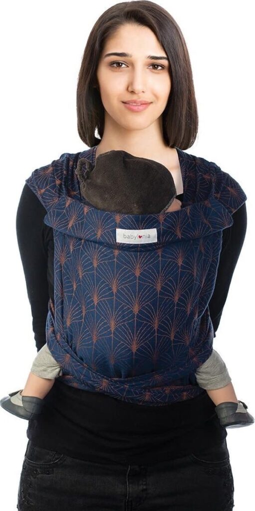Babylonia baby carriers - BB-tai - Ornate blue - sizer